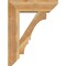 Ekena Millwork Balboa Slat Rough Sawn Bracket w/ Offset Brace, Western Red Cedar, 8"W x 26"D x 34"H BKT0806X26X34BOA06RWR - alternate 3